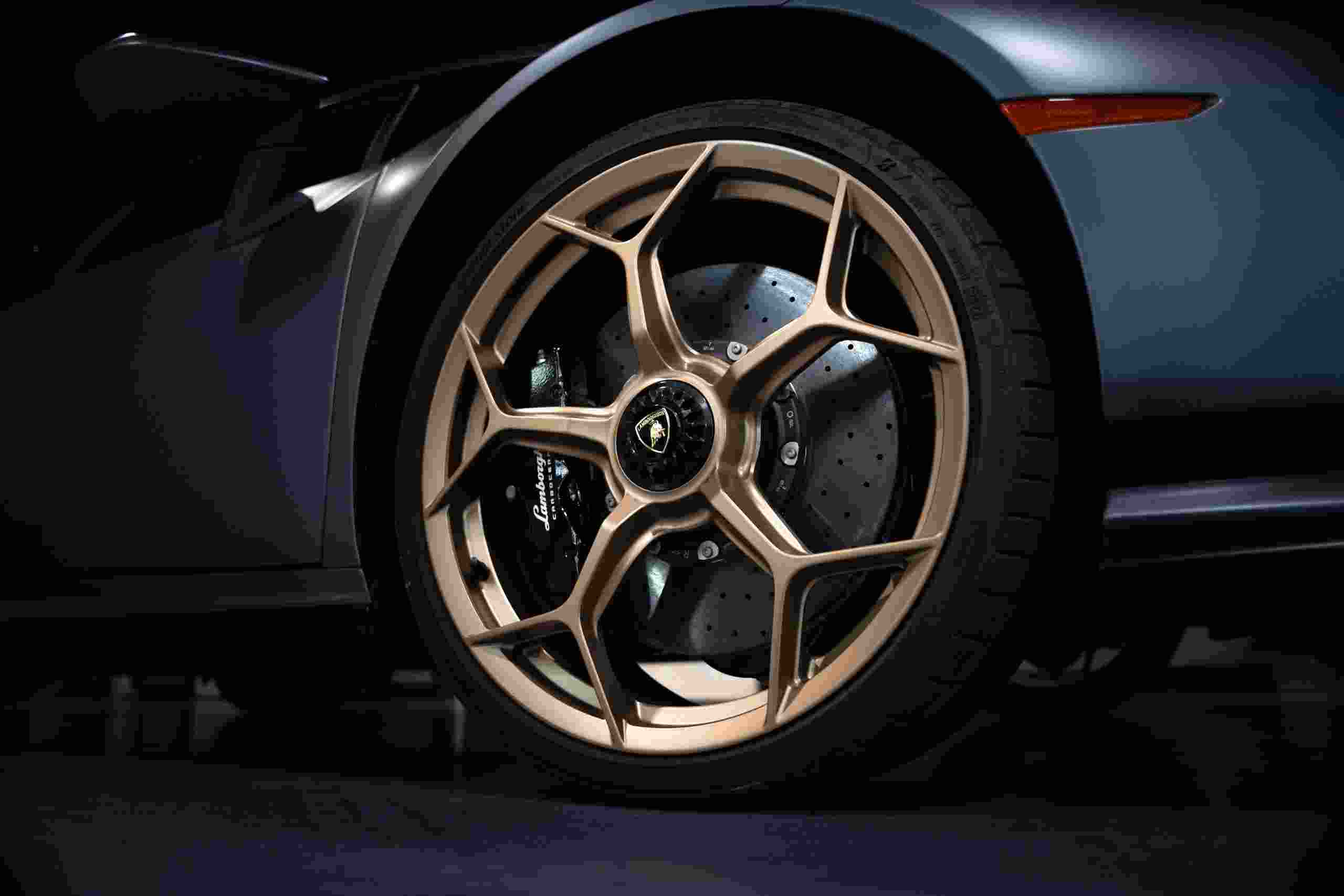 Close-up of a premium performance wheel and brake assembly on a luxury sports vehicle, representing Automotive business startup funding, automotive business funding, automotive location financing, and Financing multiple auto repair locations for tire shops, wheel retailers, performance automotive businesses, and expanding multi-location service operations.